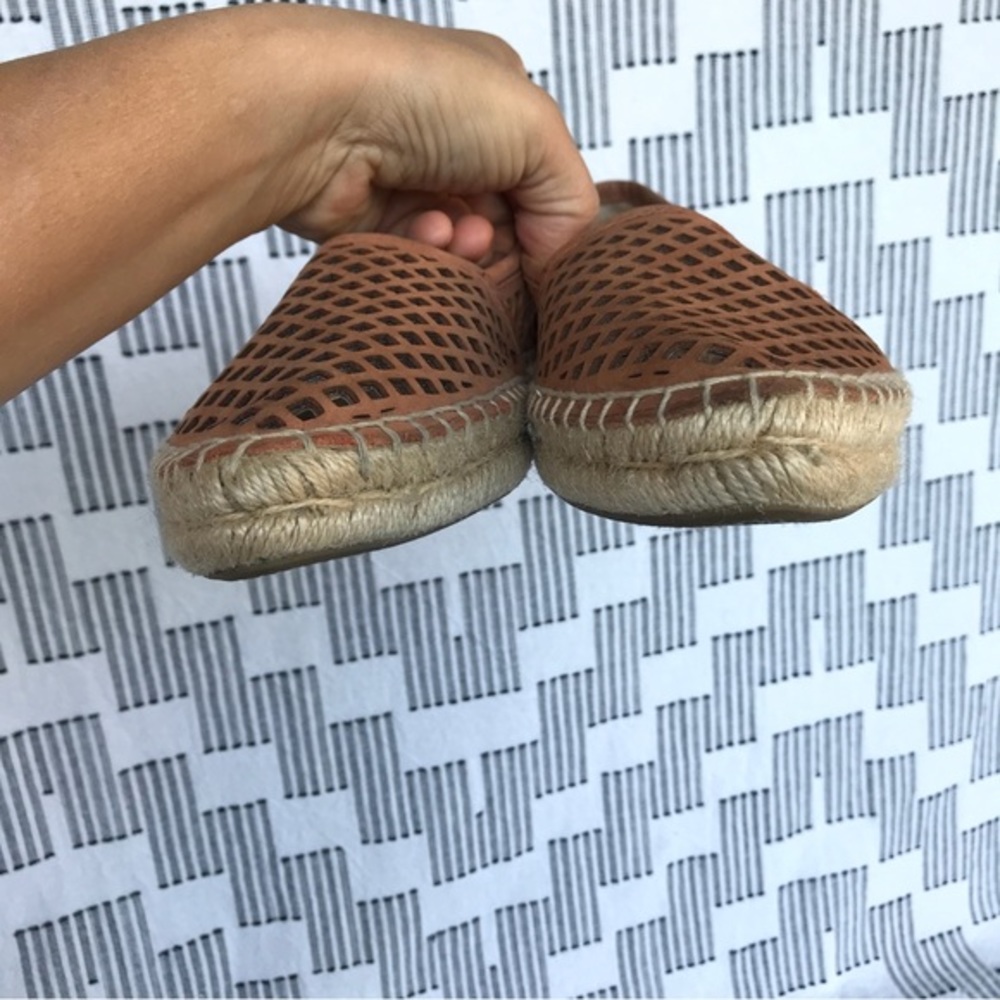 FRYE // Lee A Line Perf Espadrille Flat Mocassin Size 8.5 - Picture 8 of 11